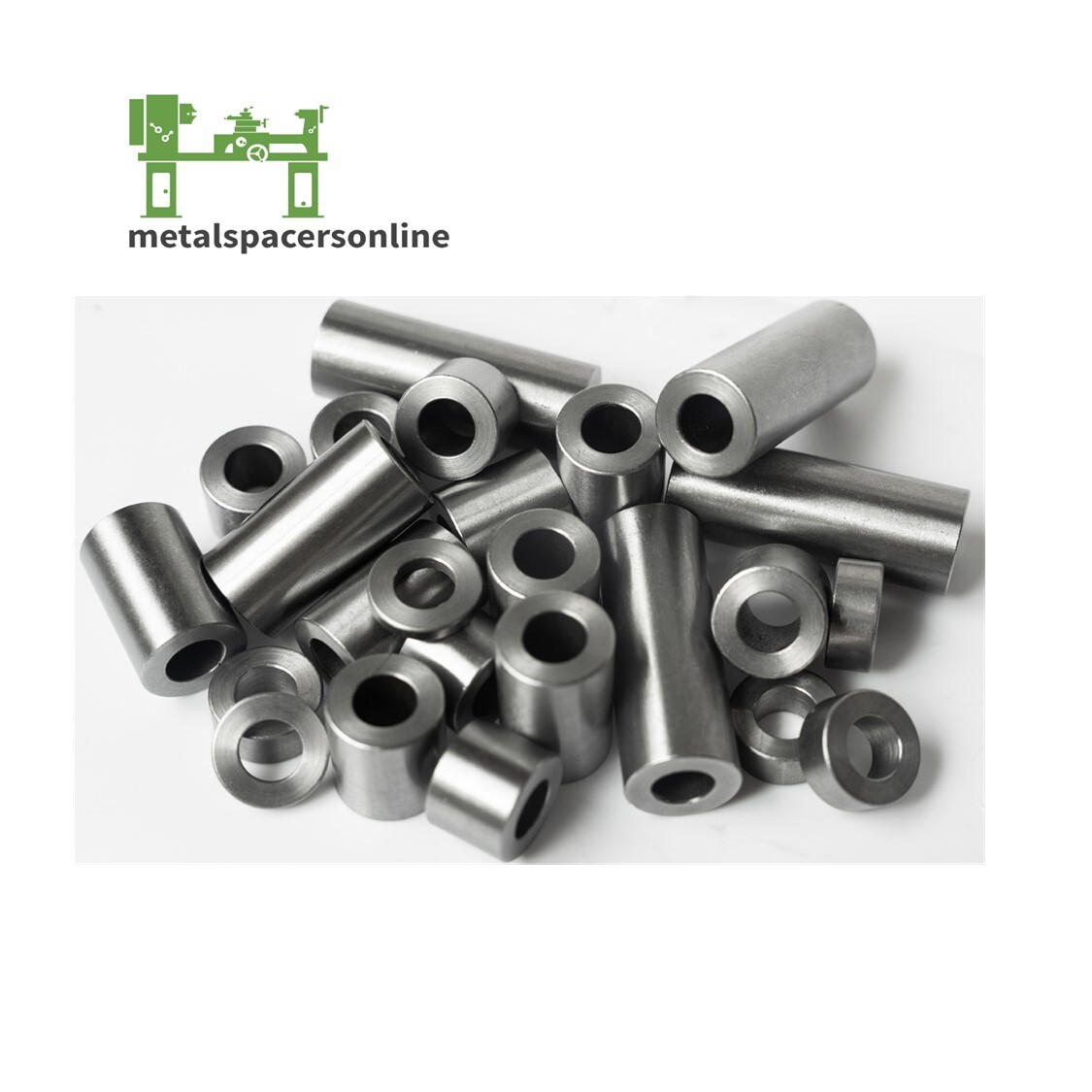 New Mild Steel Spacer Bushing 3/4″ OD x 1/2″ ID–Fits M12 or 1/2″ Bolts