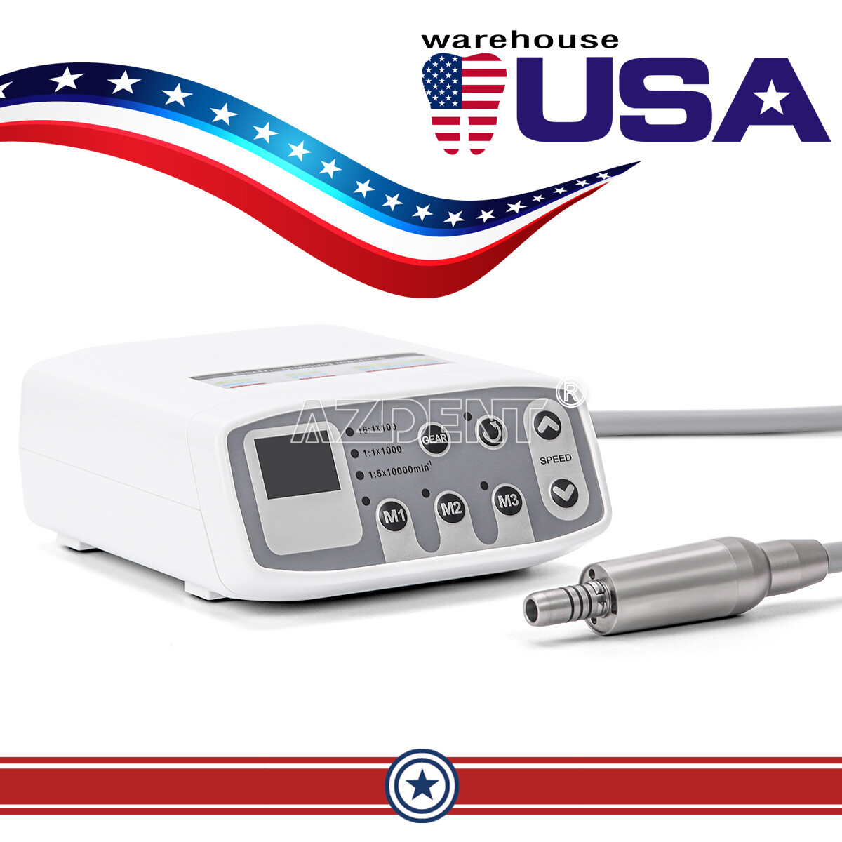 Dental Electric Brushless LED Micro Motor /1:5 Increasing Contra Angle