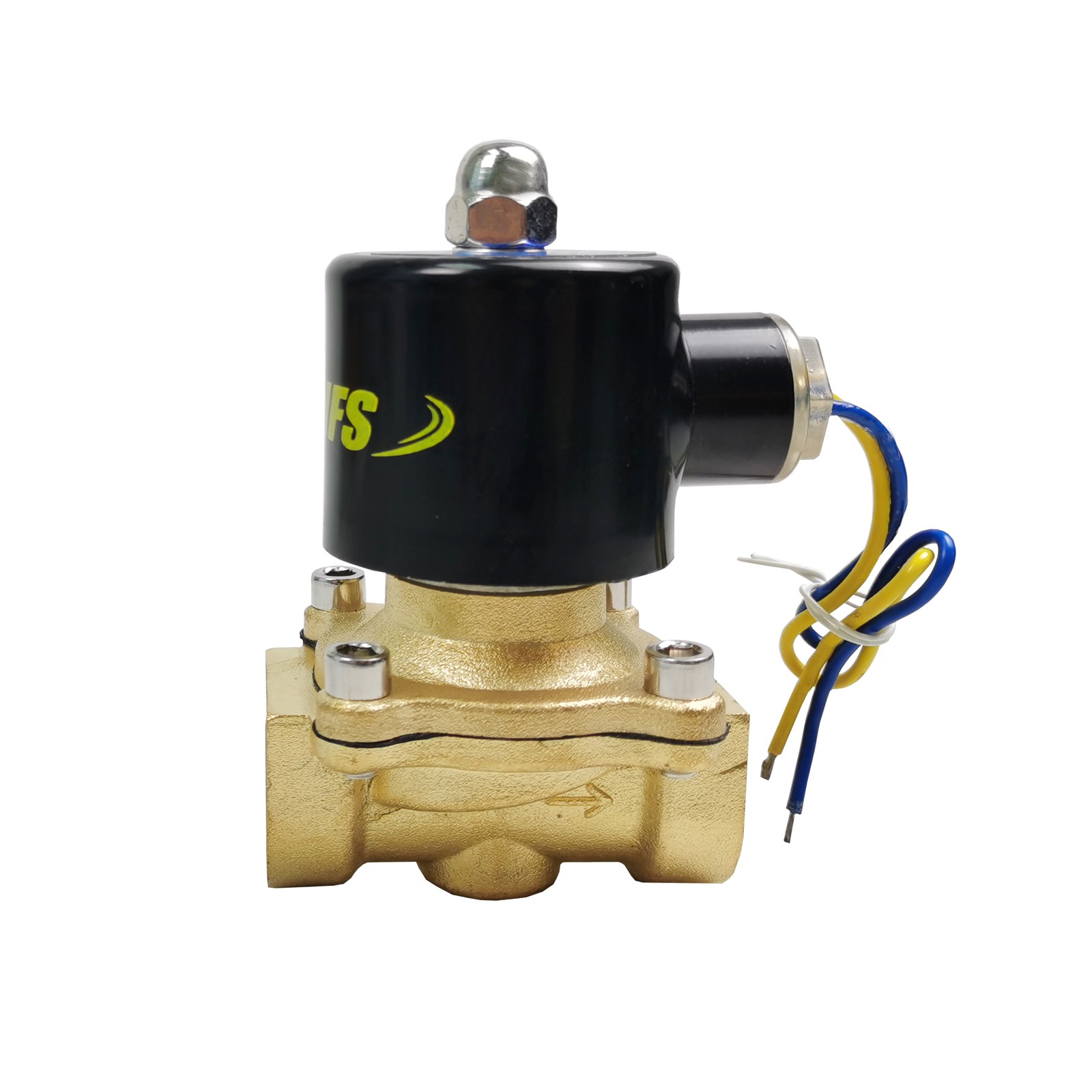 HFS(R) 12V Dc 1/2″ Electric Solenoid Valve Water Air Gas, Fuels N/C