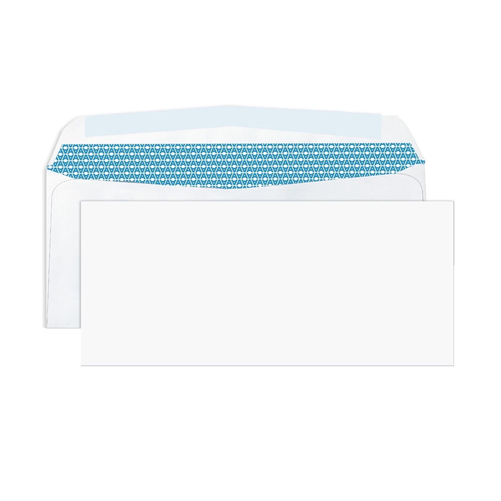 500#10 Security White Envelopes – GUMMED Seal, Windowless Design, Premium Securi