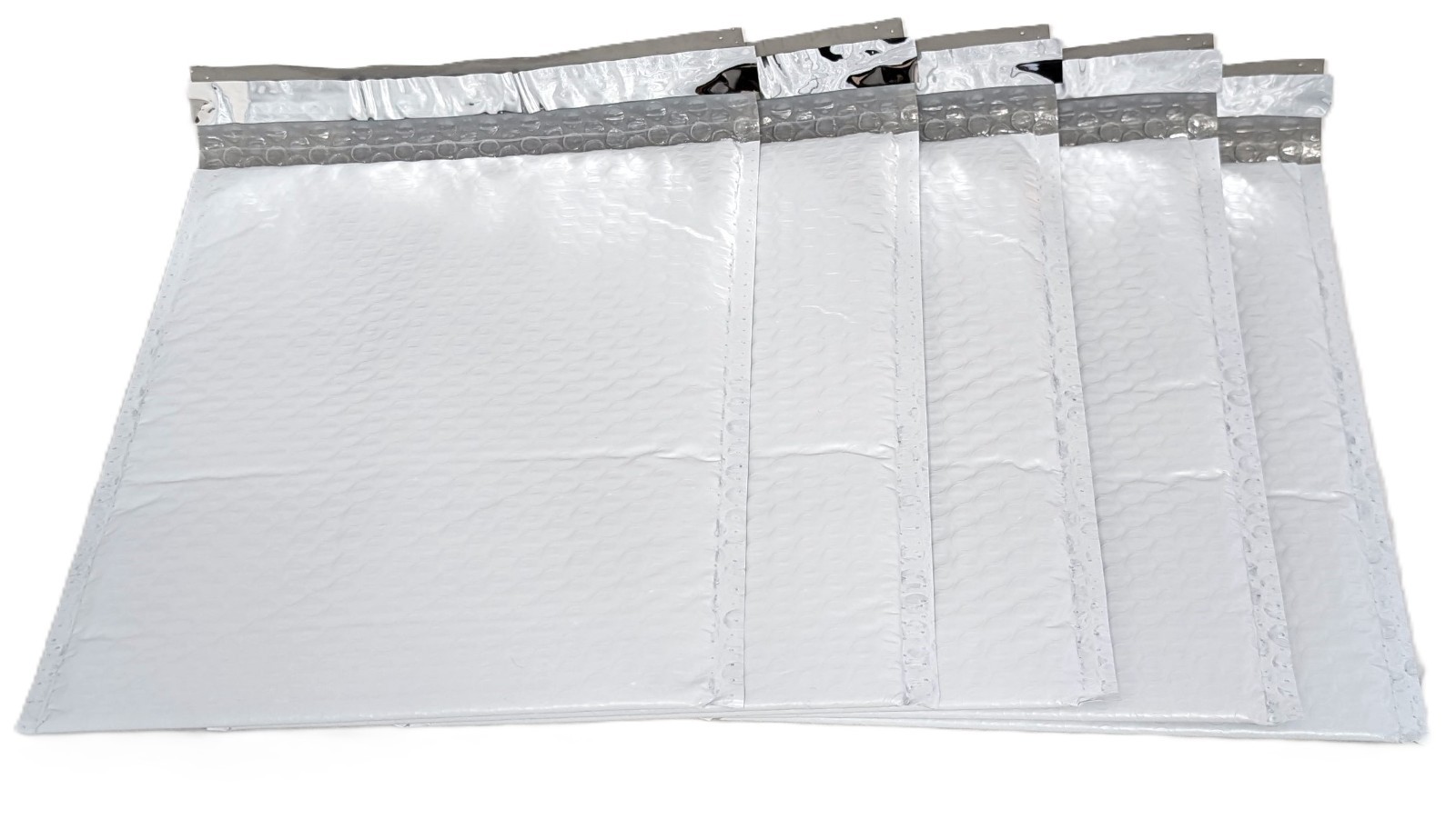 NEW 8.5×11″ White #2 Padded BUBBLE MAILERS Poly Bag Self-Seal Shipping Envelopes
