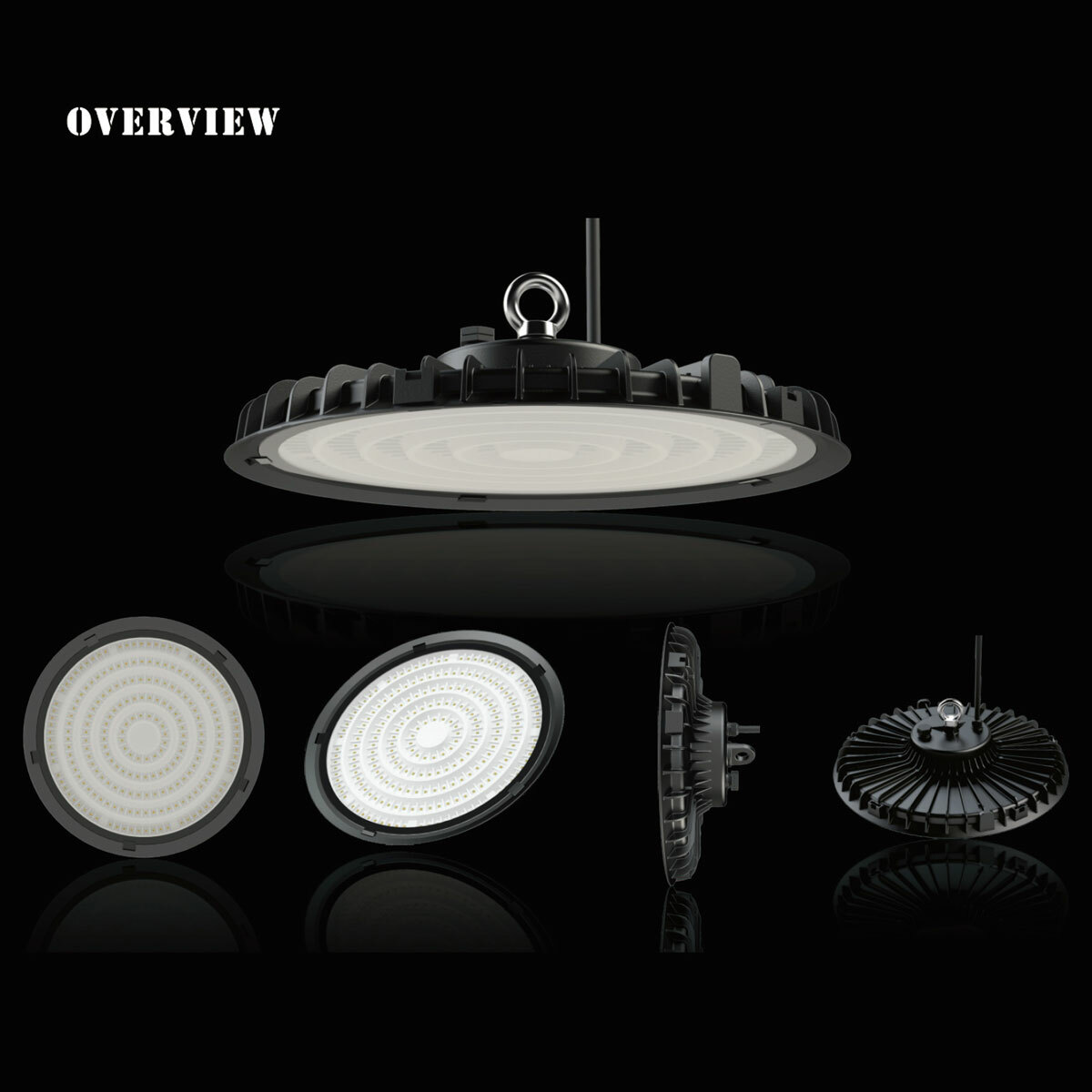 20Pcs 200W UFO LED High Bay Light Industrial Commercial Warehouse Gym Shop Light