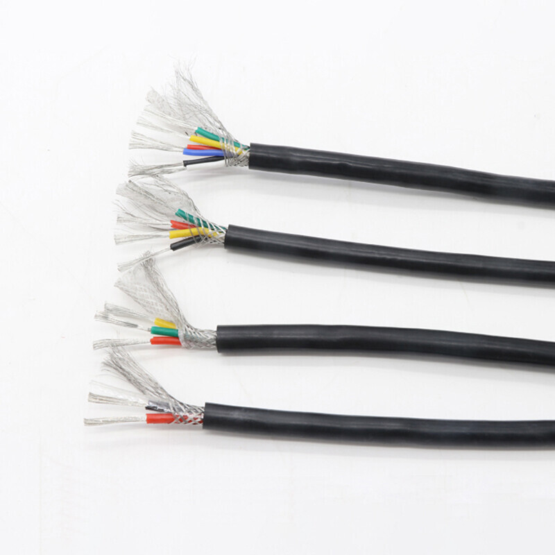 Multi-Core Flexible Silicone Screened Cable 0.3-2.5mm² Shielded Wire 2-6 Cores