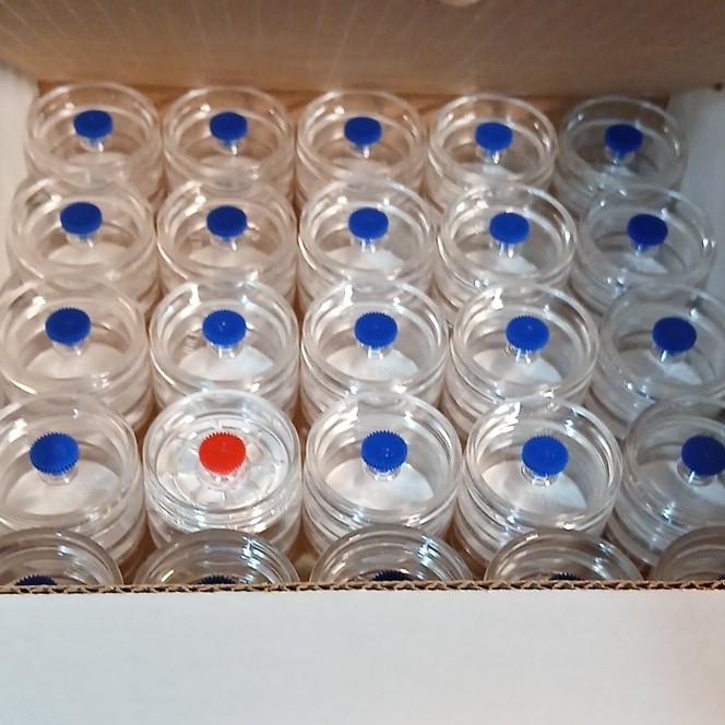37mm 3pc Cassette PVC Filters 5.0um, Biological Laboratory, 735PVC 28 Count