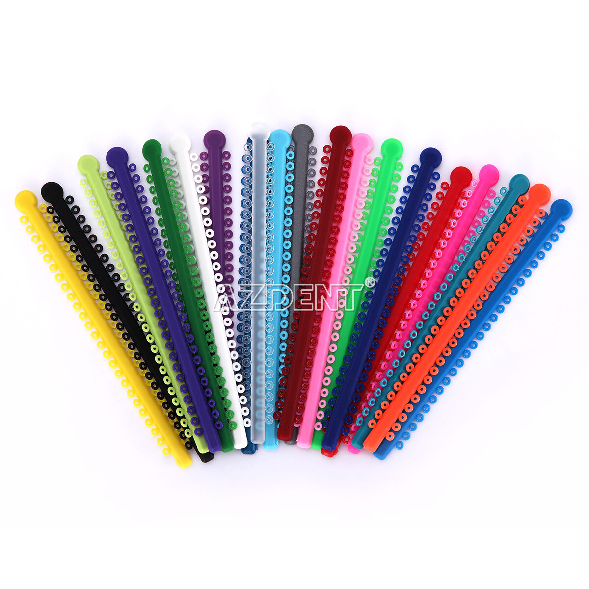 Dental Elastic Ligature Ties Elastics Chain latex Bands for Orthodontic Brackets