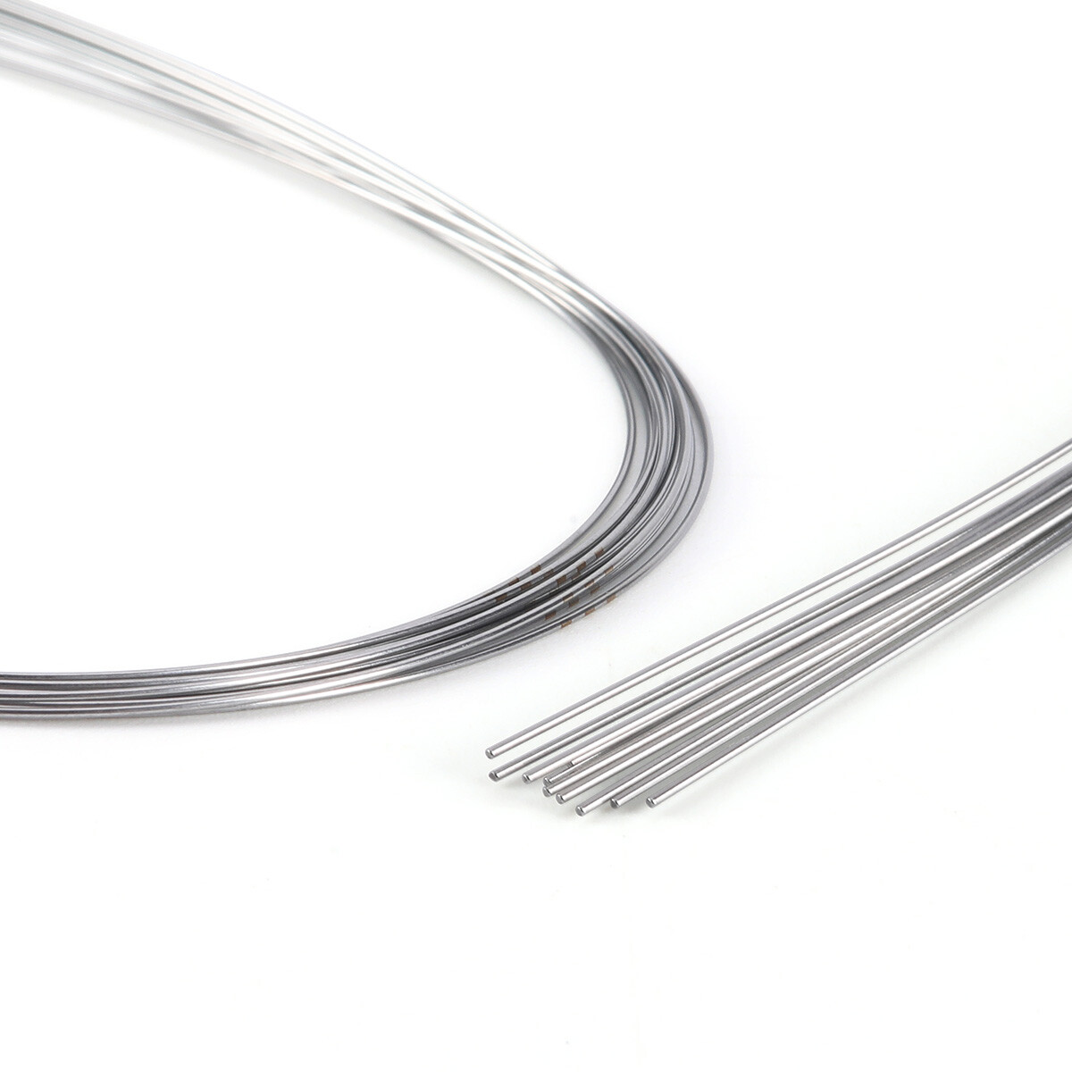 AZDENT Dental Ortho Super Elastic Niti Arch Wire Round /Natural Stainless Steel
