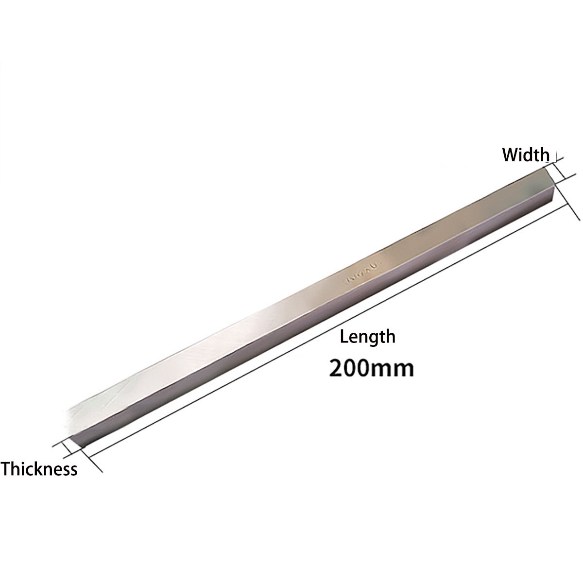 HSS Flat Steel Flat Bar Strip Length 200mm Width 2 3 4 5 8-20mm Thick 2 3 4 5mm