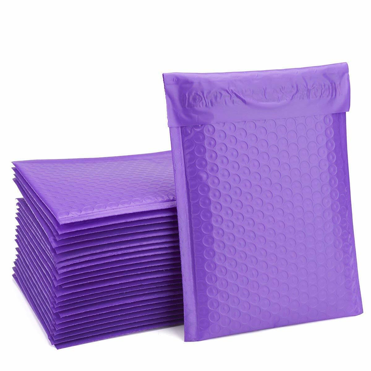 Mix Your Color 50 Poly Bubble Shipping Envelopes Mailers #000 Extra Wide 4″ x 8″