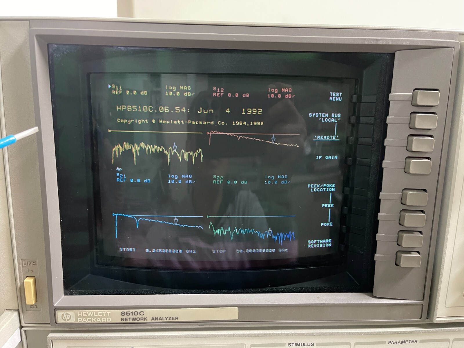 HP Agilent 8510C Display Processor for Network Analyzer System _3031A07195