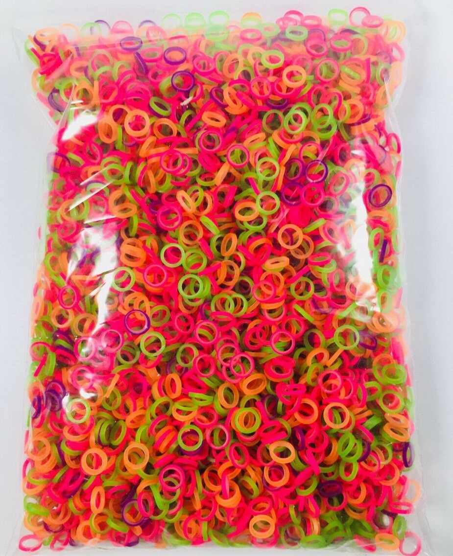 5000pcs Dental Orthodontic Rubber Elastics Ligature Ties Bands 2.5-6.5oz 1/8-3/8